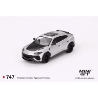 Thumbnail for PRE-ORDER Mini GT 1:64 Lamborghini Urus Performante Grigio Nimbus MGT00747-R