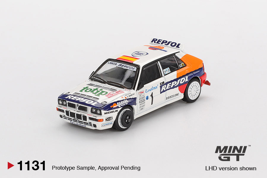 PRE-ORDER Mini GT 1:64 Lancia Delta HF Integrale Evoluzione #1 1993 Rallye Monte-Carlo MGT01131-L