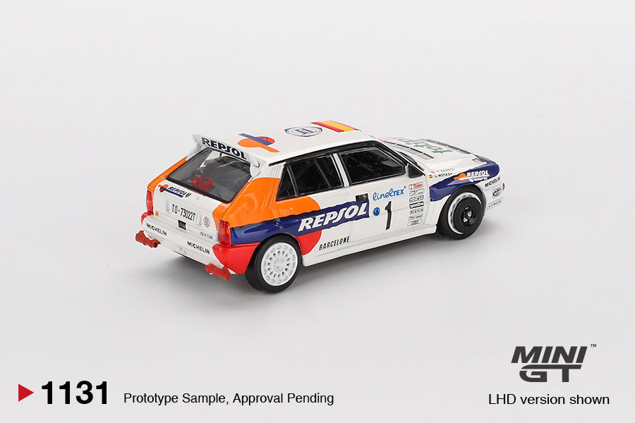 PRE-ORDER Mini GT 1:64 Lancia Delta HF Integrale Evoluzione #1 1993 Rallye Monte-Carlo MGT01131-L