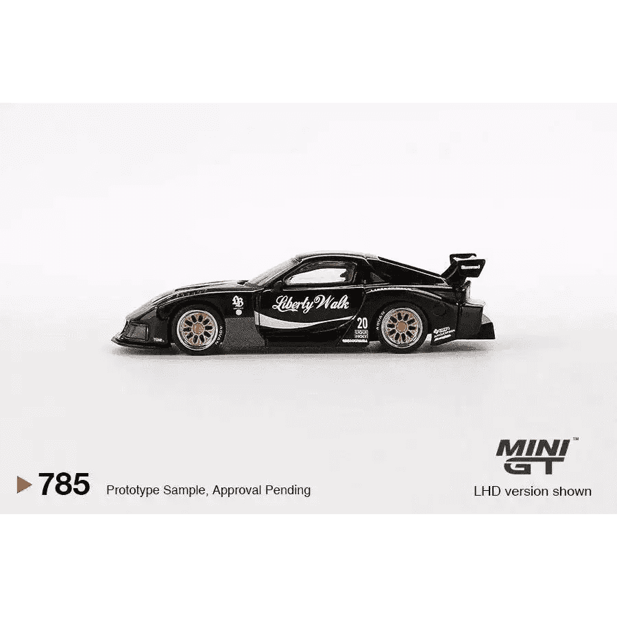 PRE-ORDER Mini GT 1:64 MAZDA RX-7 LB-Super Silhouette Liberty Walk Black MGT00785-R