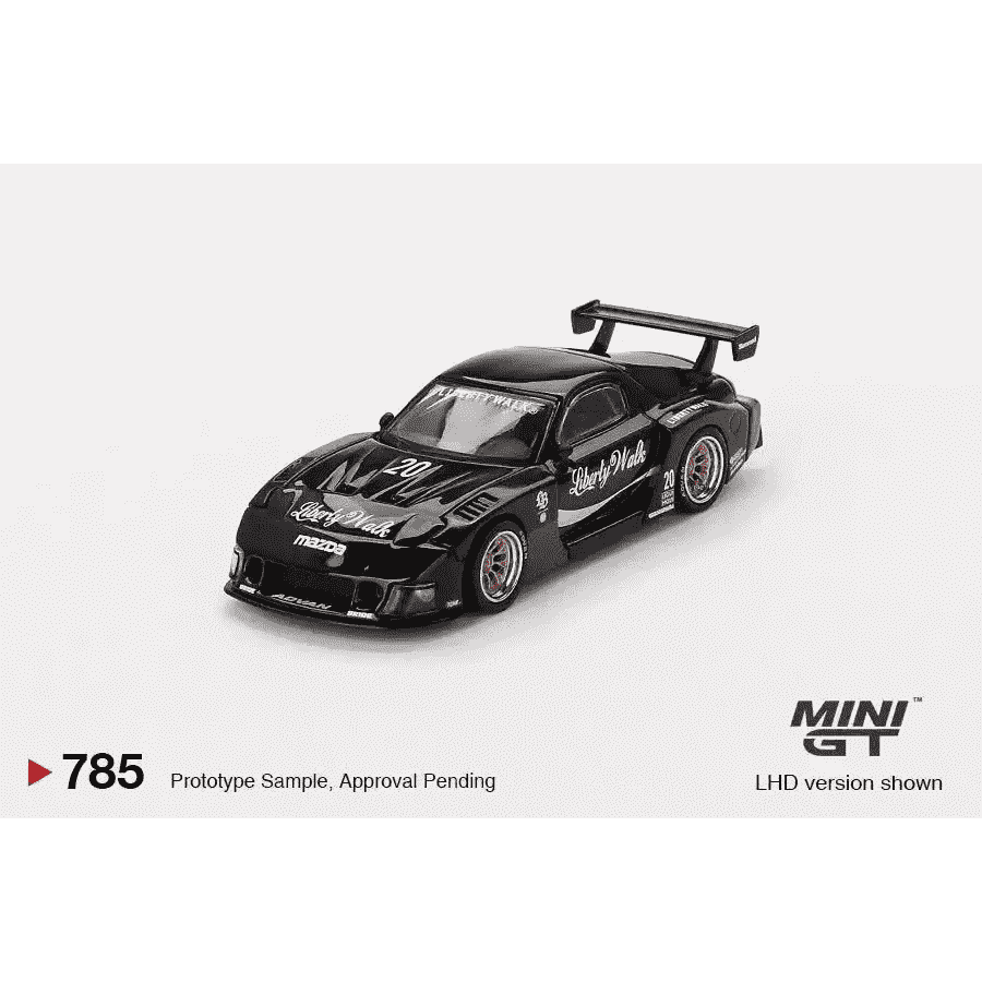 PRE-ORDER Mini GT 1:64 MAZDA RX-7 LB-Super Silhouette Liberty Walk Black MGT00785-R