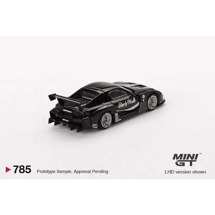 PRE-ORDER Mini GT 1:64 MAZDA RX-7 LB-Super Silhouette Liberty Walk Black MGT00785-R