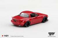 Thumbnail for PRE-ORDER Mini GT 1:64 Mazda MX-5 NA Pandem Classic Red MGT01421-R