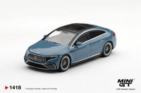 Thumbnail for PRE-ORDER Mini GT 1:64 Mercedes-AMG EQS 53 Blue MGT01418-R
