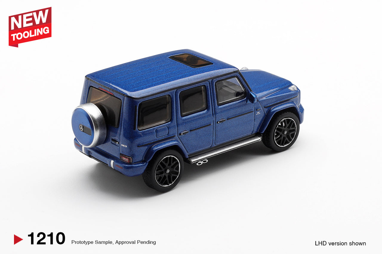 PRE-ORDER Mini GT 1:64 Mercedes-AMG G 63 Dark Blue Metallic MGT01210-R