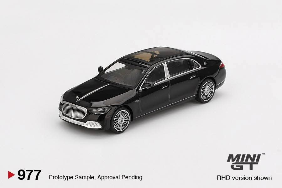 PRE-ORDER Mini GT 1:64 Mercedes-Maybach S680 Black MGT00977-L