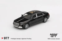 Thumbnail for PRE-ORDER Mini GT 1:64 Mercedes-Maybach S680 Black MGT00977-L