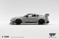 Thumbnail for PRE-ORDER Mini GT 1:64 NISSAN LB-Silhouette WORKS GT 35GT-RR Ver.1 Matt Grey MGT01248-R