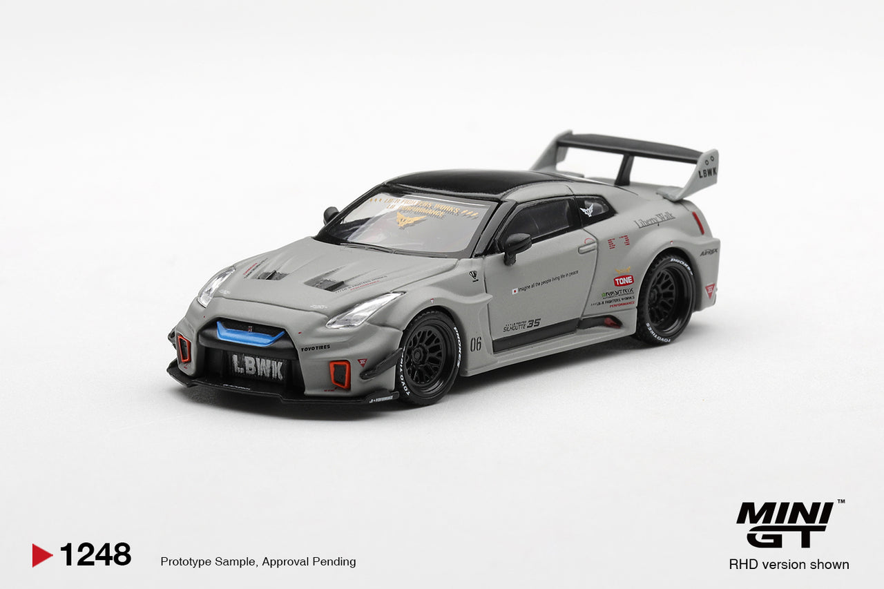 PRE-ORDER Mini GT 1:64 NISSAN LB-Silhouette WORKS GT 35GT-RR Ver.1 Matt Grey MGT01248-R
