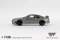 Thumbnail for PRE-ORDER Mini GT 1:64 NISSAN Skyline GT-R Dark Metal Gray NISMO BCNR33 CRS Version MGT01128-R