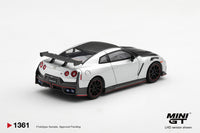 Thumbnail for PRE-ORDER Mini GT 1:64 Nissan GT-R NISMO 2024 Silver MGT01361-R