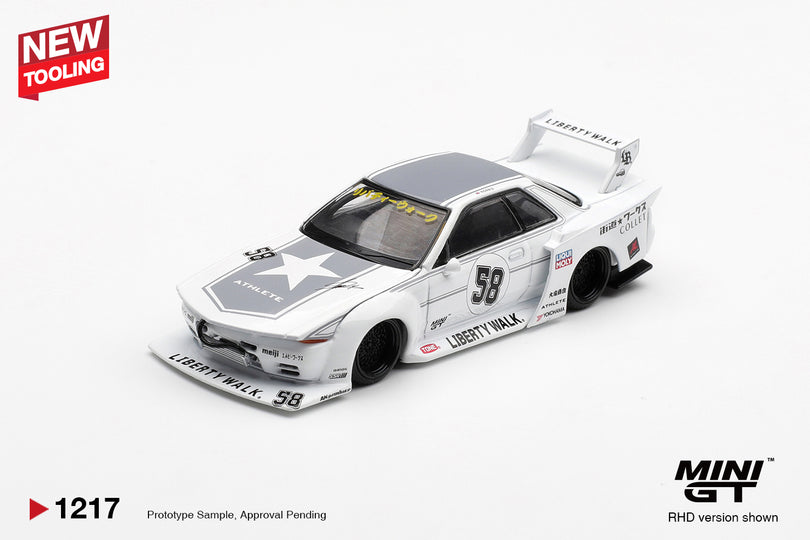 MINI GT LB★WORKS Nissan GT-R #132 Mini GT 1:64 Nissan GT-R32 LB-Kaido Works TAS 2025 MGT01217-R