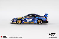 Thumbnail for PRE-ORDER Mini GT 1:64 Nissan LB-Super Silhouette S15 SILVIA #555 Team MINI GT Liberty Walk 2025 Formula Drift MGT01157-R