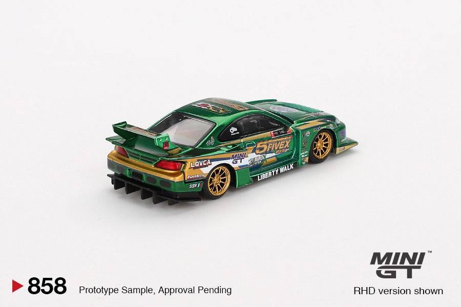 PRE-ORDER Mini GT 1:64 Nissan Nissan LB-Super Silhouette S15 SILVIA LBWK 2024 Fausto Racing MGT00858-R