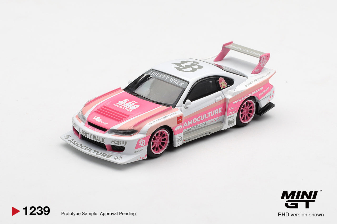 MINI GT✖︎MIZU LBWK3台セット(GT-R R35.シルビアS15) Mini GT x Mizu Diecast! Nissan GTR R35 & Nissan Silvia S15