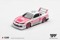 Thumbnail for PRE-ORDER Mini GT 1:64 Nissan SILVIA S15 LB-Super Silhouette AMOCULTURE MGT01239-R