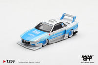 Thumbnail for PRE-ORDER Mini GT 1:64 Nissan Skyline GT-R R32 LBWK Kaido Works AMOCULTURE MGT01238-R