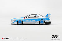 Thumbnail for PRE-ORDER Mini GT 1:64 Nissan Skyline GT-R R32 LBWK Kaido Works AMOCULTURE MGT01238-R