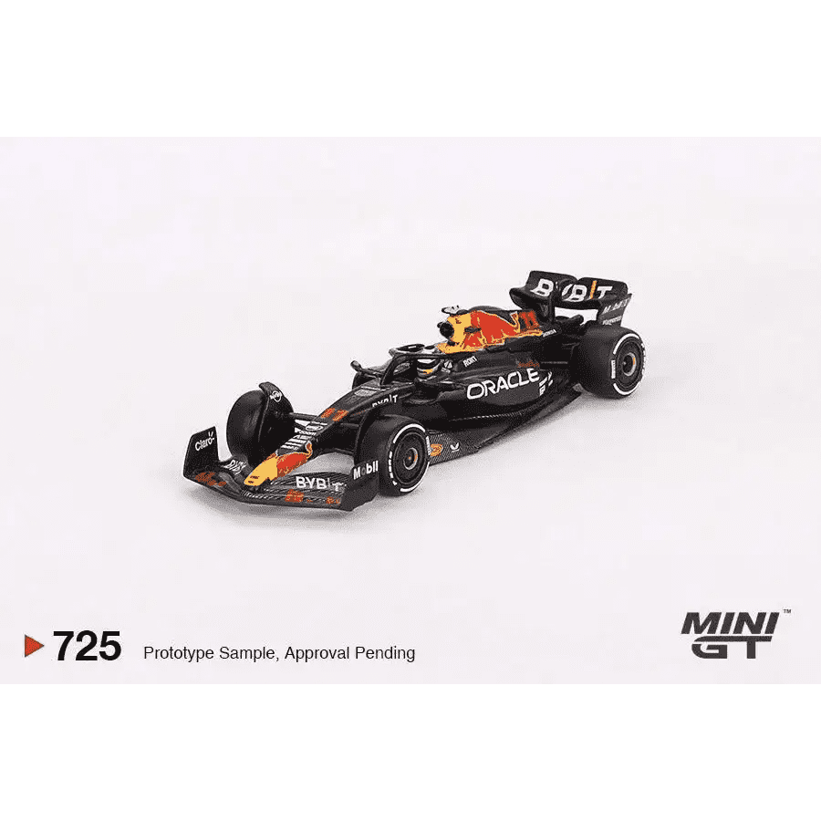 PRE-ORDER Mini GT 1:64 Oracle Red Bull Racing RB19 #11 Sergio Pérez 2023 F1 2023 Saudi Arabian GP Winner MGT00725-L