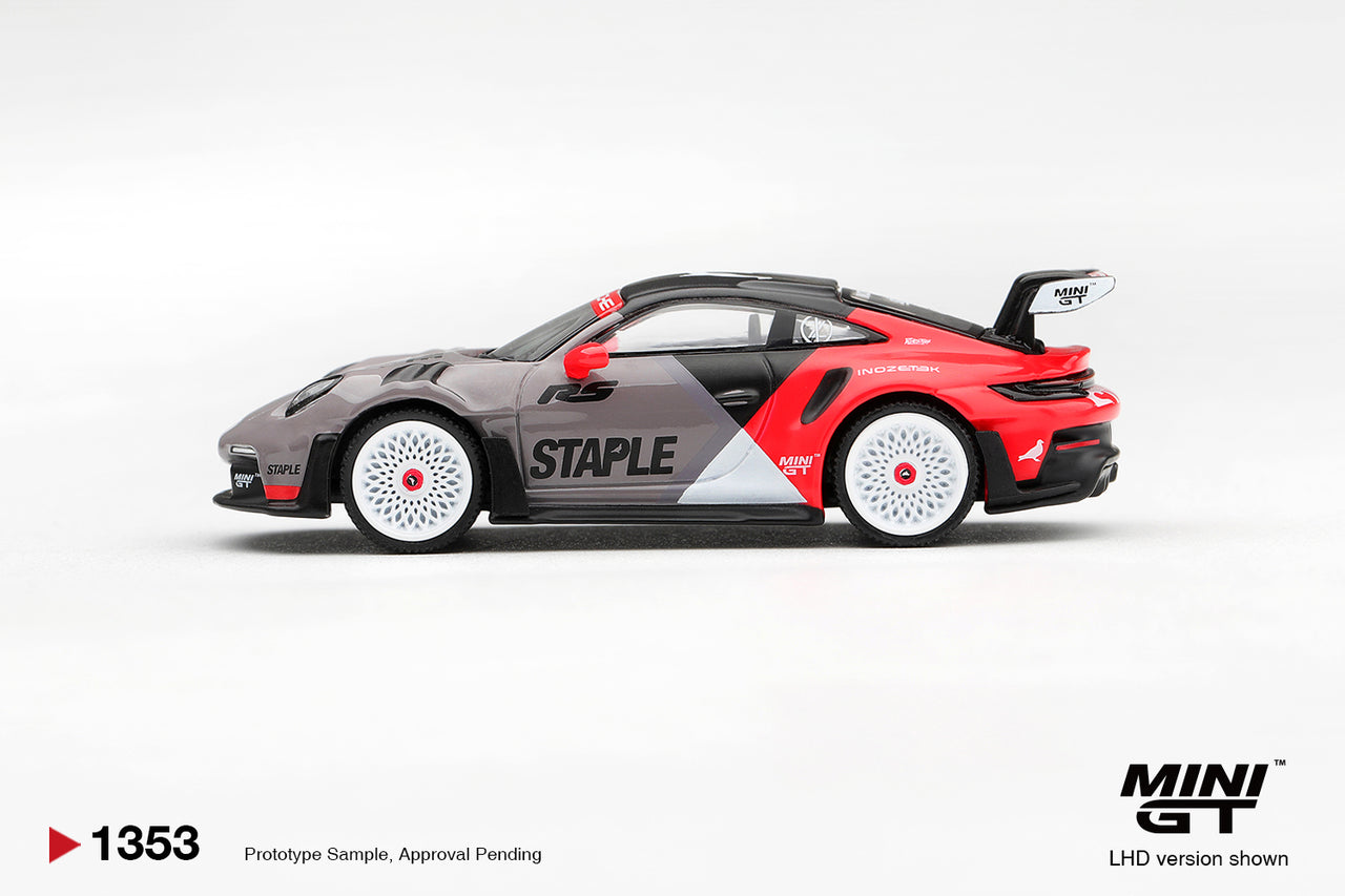 PRE-ORDER Mini GT 1:64 Porsche 911 GT3 RS STAPLE x INOZETEK MGT01353-L