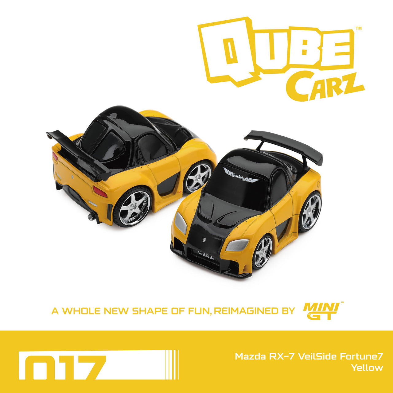 PRE-ORDER Mini GT 1:64 Qube Carz Mix 4 Sealed Case