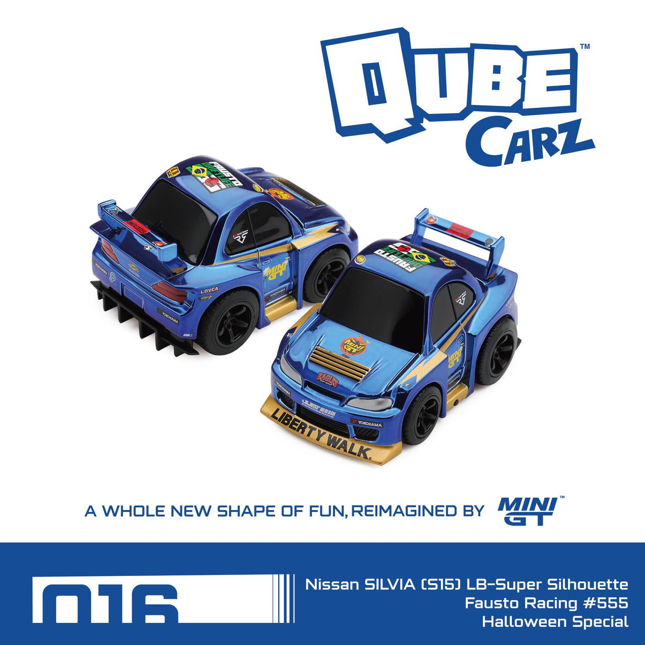 PRE-ORDER Mini GT 1:64 Qube Carz Mix 4 Sealed Case