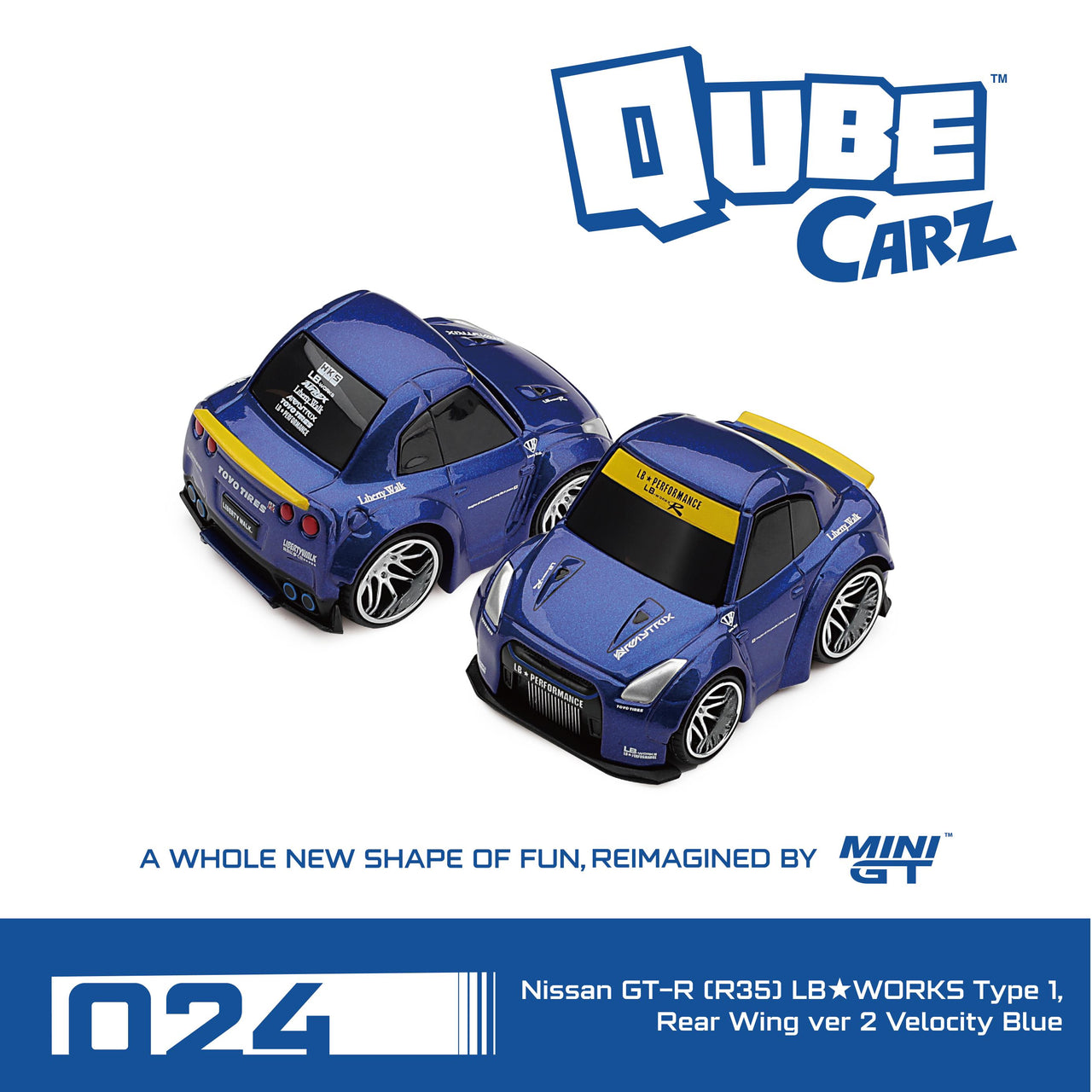 PRE-ORDER Mini GT 1:64 Qube Carz Mix 5 Sealed Case