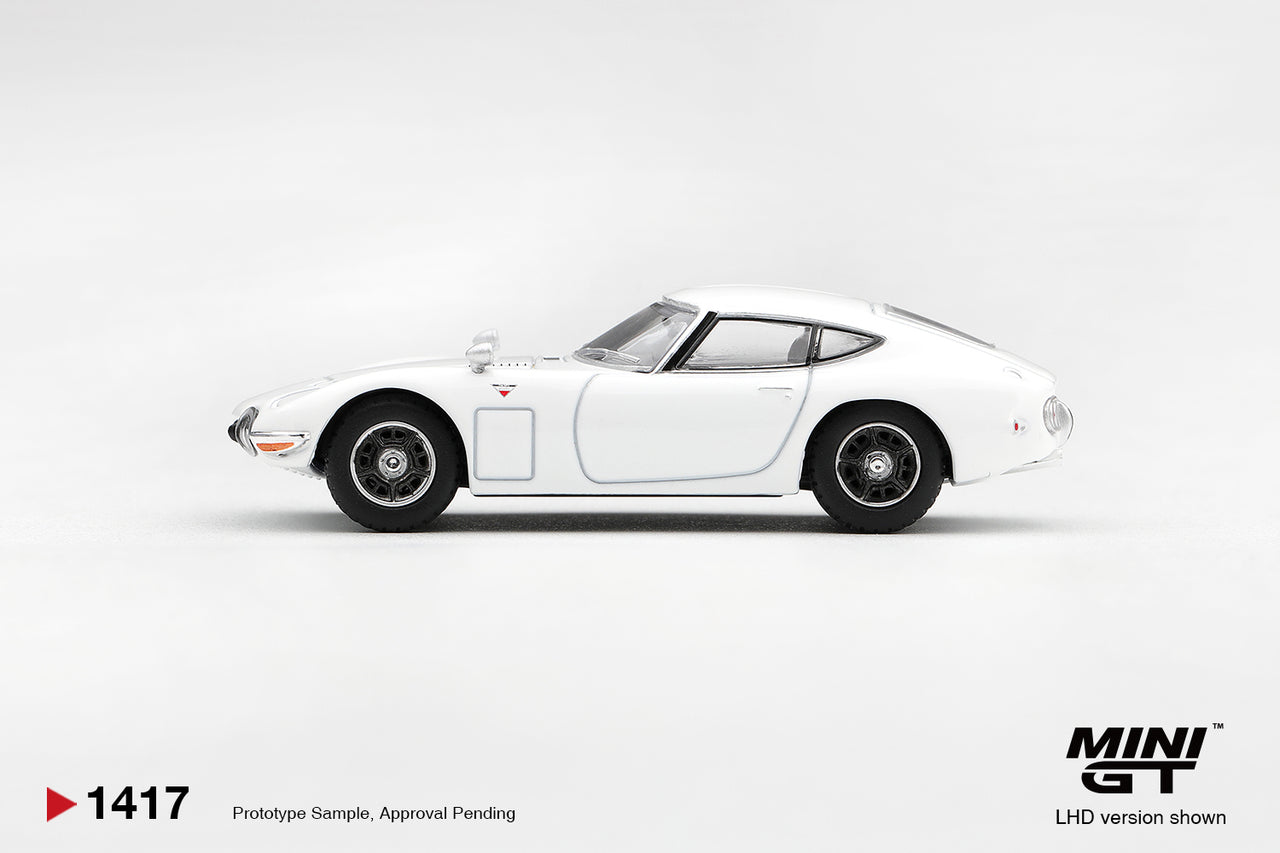 PRE-ORDER Mini GT 1:64 Toyota 2000GT Pegasus White MGT01417-R
