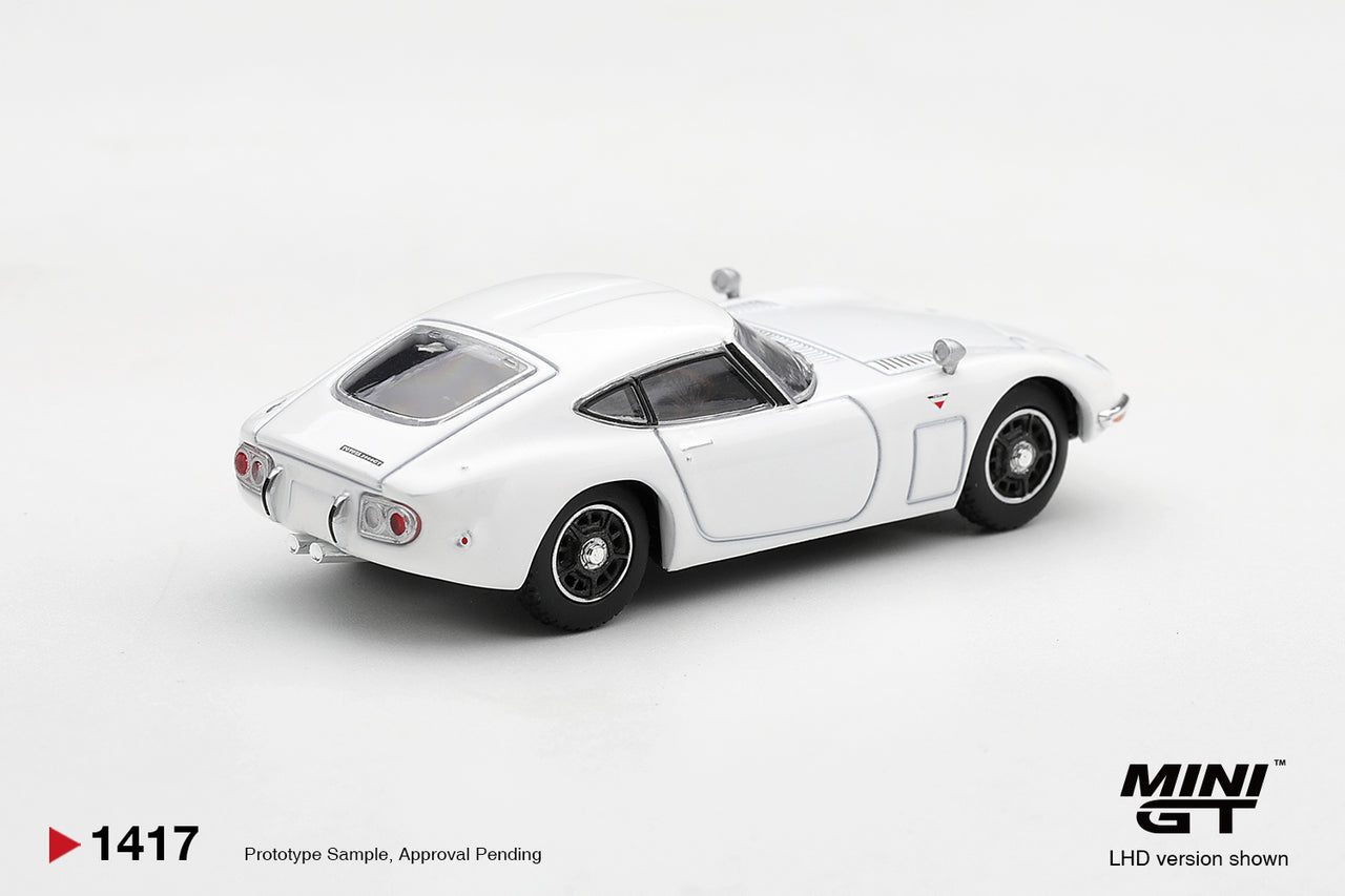 PRE-ORDER Mini GT 1:64 Toyota 2000GT Pegasus White MGT01417-R