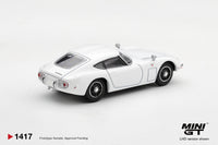 Thumbnail for PRE-ORDER Mini GT 1:64 Toyota 2000GT Pegasus White MGT01417-R