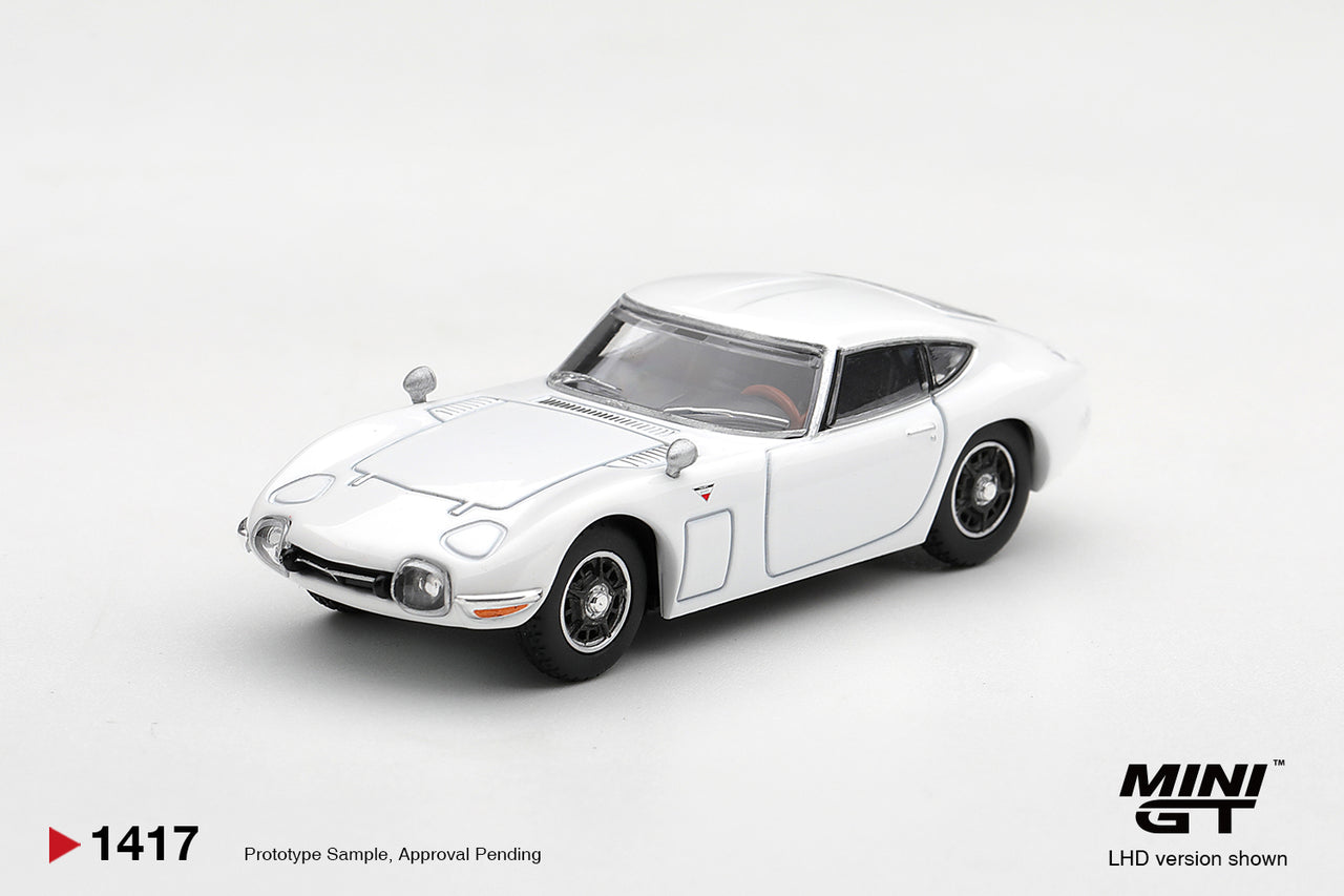PRE-ORDER Mini GT 1:64 Toyota 2000GT Pegasus White MGT01417-R