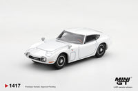 Thumbnail for PRE-ORDER Mini GT 1:64 Toyota 2000GT Pegasus White MGT01417-R