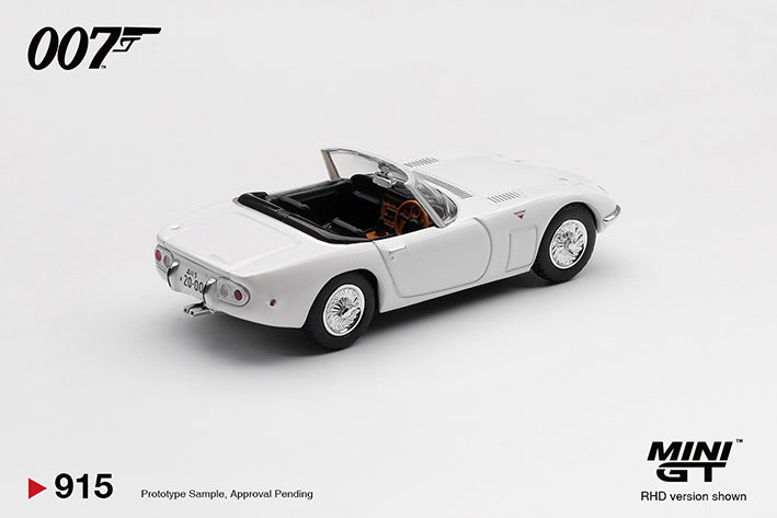 PRE-ORDER Mini GT 1:64 Toyota 2000GT Roadster "You Only Live Twice" MGT00915-007E