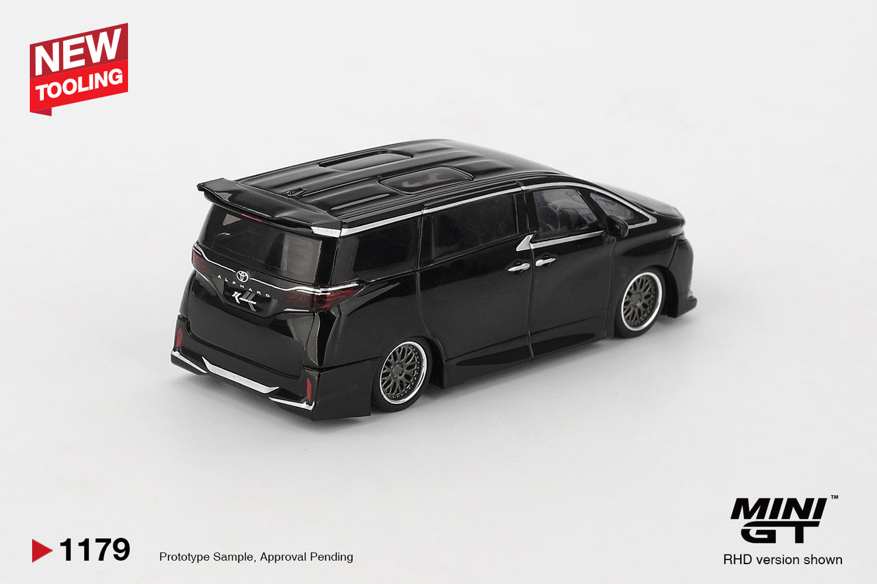 PRE-ORDER Mini GT 1:64 Toyota Alphard 40 KUHL Black MGT01179-R