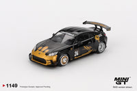 Thumbnail for PRE-ORDER Mini GT 1:64 Toyota GR86 LB★Nation Black / Gold MGT01149-R
