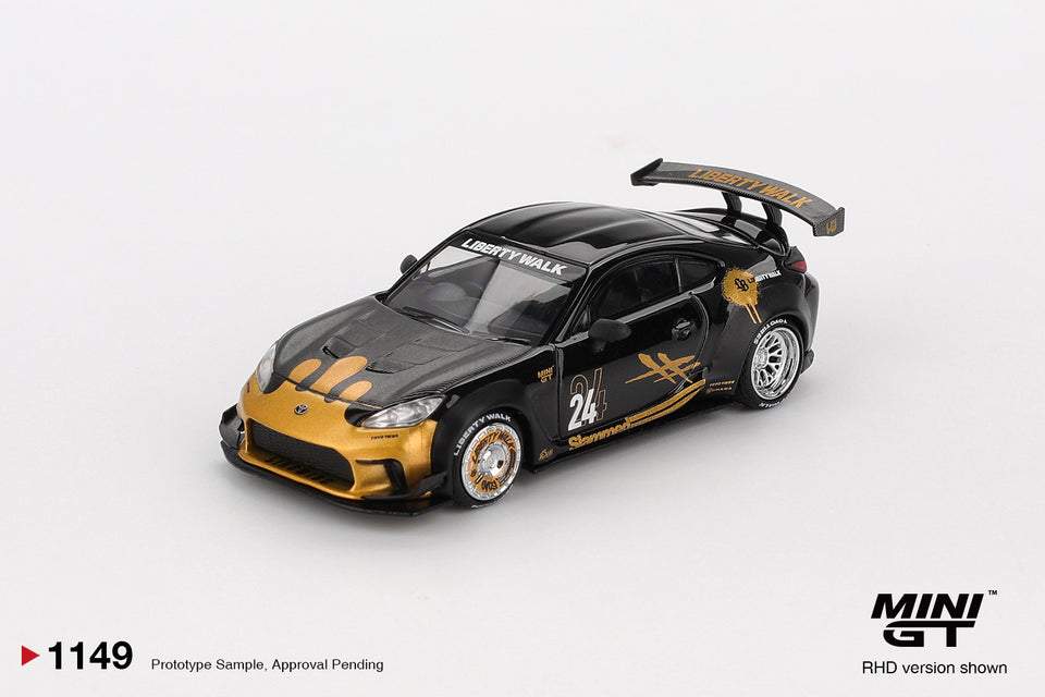 Mini GT 1:64 Toyota GR86 LB☆Nation Black / Gold MGT01149-R