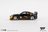 Thumbnail for PRE-ORDER Mini GT 1:64 Toyota GR86 LB★Nation Black / Gold MGT01149-R