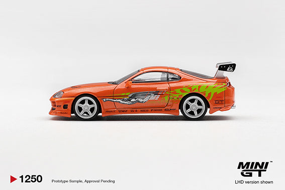 PRE-ORDER Mini GT 1:64 Toyota Supra BOMEX " The Fast and the Furious" Brian O'Conne
