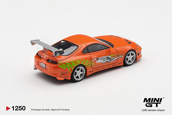 PRE-ORDER Mini GT 1:64 Toyota Supra BOMEX " The Fast and the Furious" Brian O'Conne