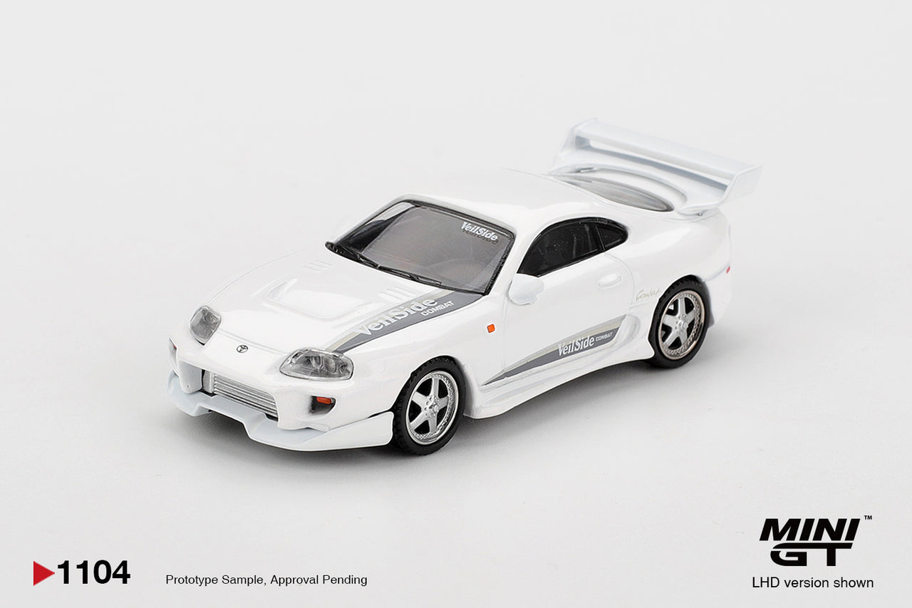 PRE-ORDER Mini GT 1:64 Toyota Supra VeilSide Combat V-I White MGT01104-R