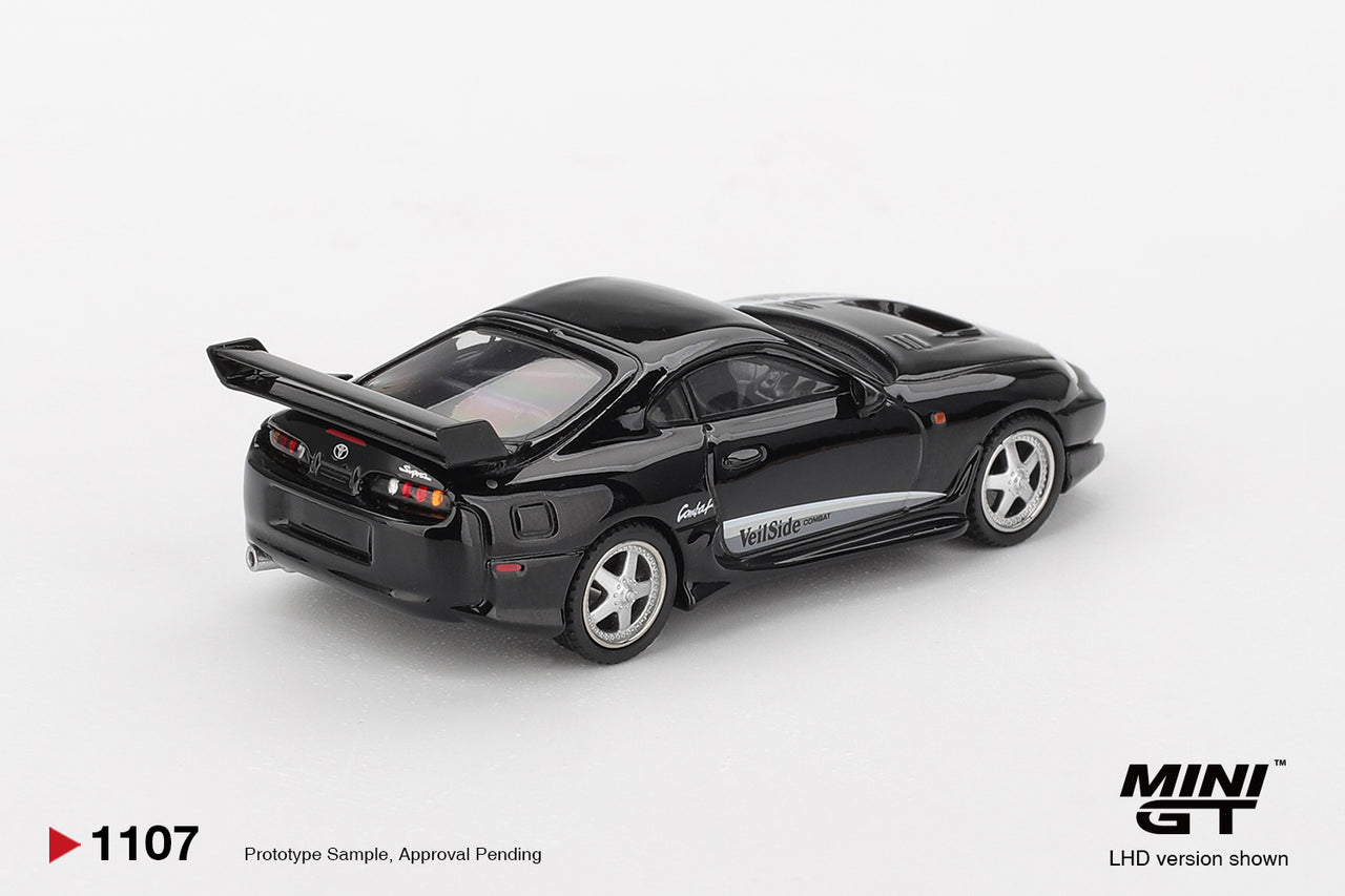 PRE-ORDER Mini GT 1:64 Toyota Supra VeilSide Combat V-II Black MGT01107-R