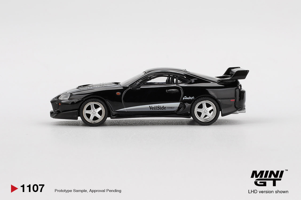 PRE-ORDER Mini GT 1:64 Toyota Supra VeilSide Combat V-II Black MGT01107-R
