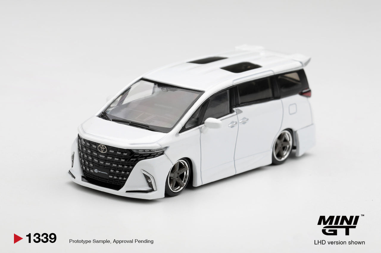 PRE-ORDER Mini GT 1:64 Toyota Vellfire 40 KUHL White MGT01339-R