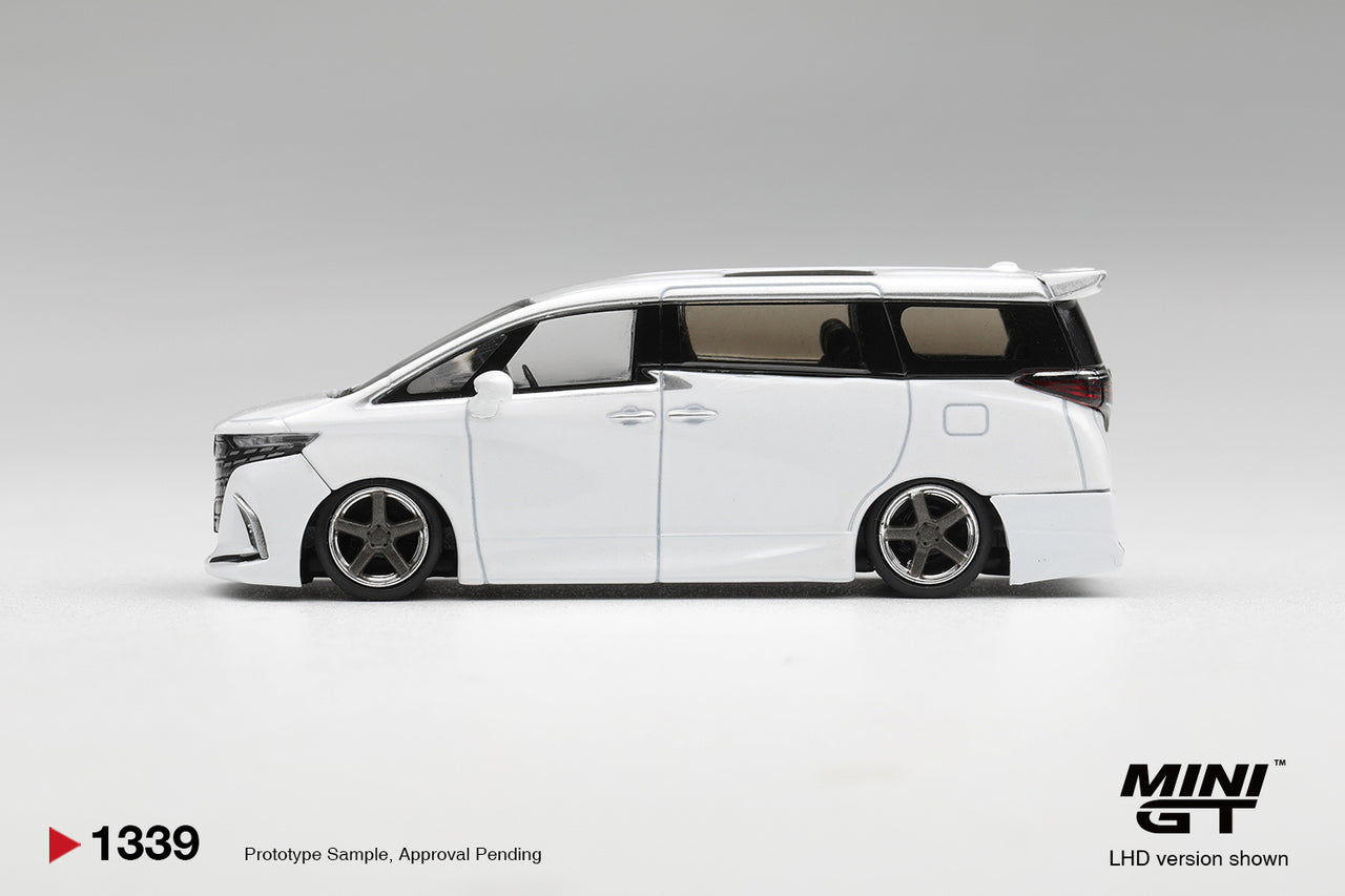 PRE-ORDER Mini GT 1:64 Toyota Vellfire 40 KUHL White MGT01339-R