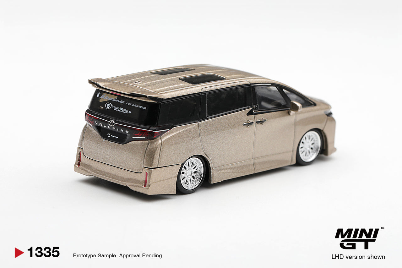 PRE-ORDER Mini GT 1:64 Toyota Vellfire 40 KUHL Gold Metallic MGT01335-R