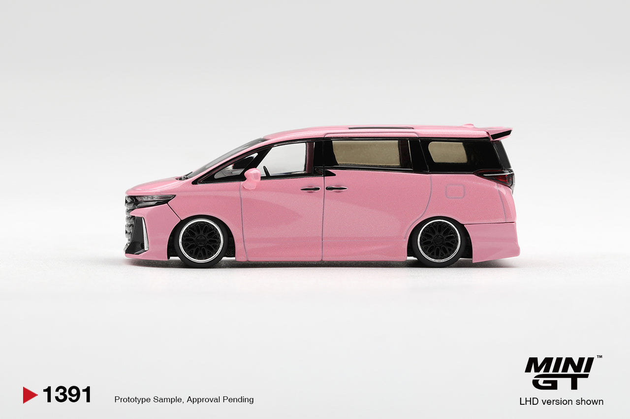 PRE-ORDER Mini GT 1:64 Toyota Vellfire 40 KUHL Pink MGT01391-R
