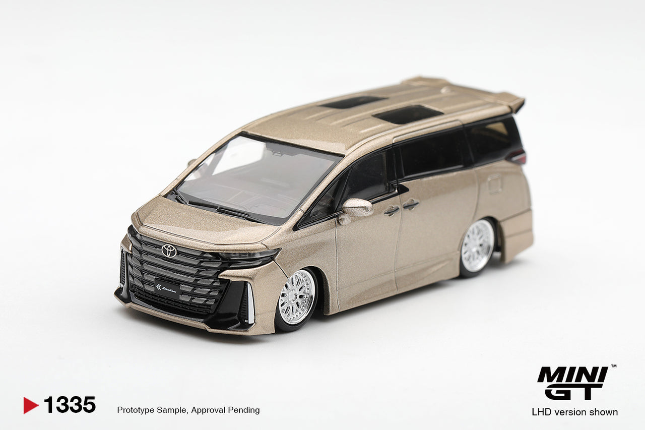 PRE-ORDER Mini GT 1:64 Toyota Vellfire 40 KUHL Gold Metallic MGT01335-R
