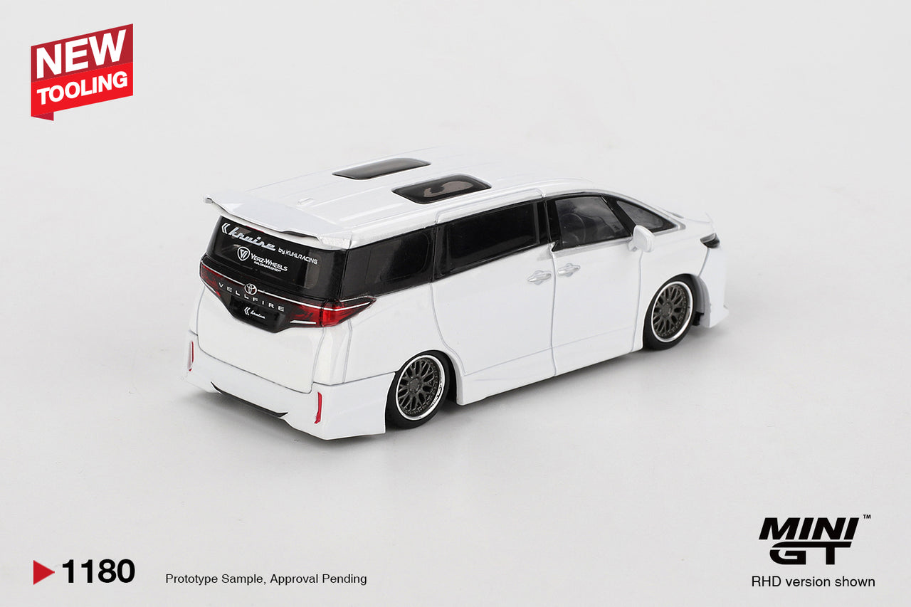 PRE-ORDER Mini GT 1:64 Toyota Vellfire 40 KUHL White MGT01180-R