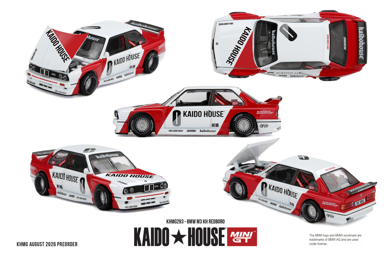 PRE-ORDER Mini GT x Kaido House 1:64 BMW M3 KH REDBORO KHMG293