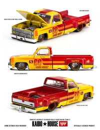 Thumbnail for PRE-ORDER Mini GT x Kaido House 1:64 Chevrolet Silverado Dually Kaido Racing Team V1 KHMG0320